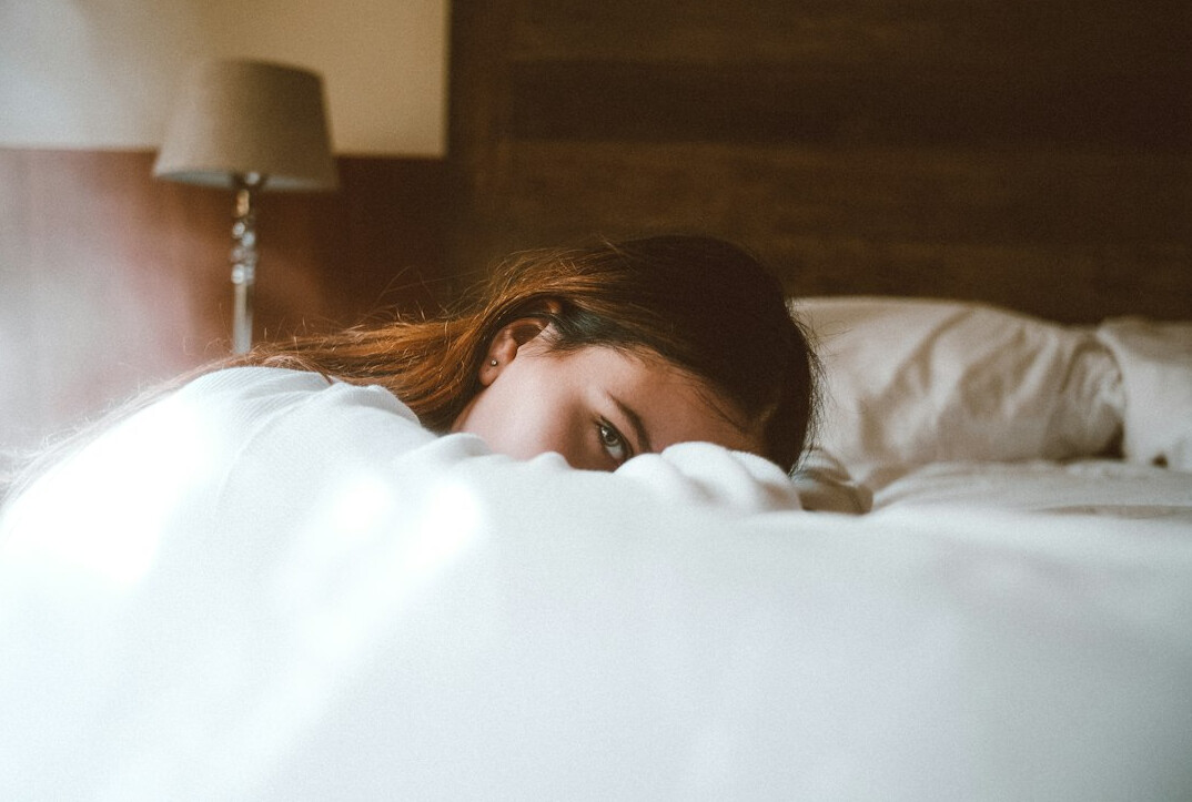 woman sleeping peacefully