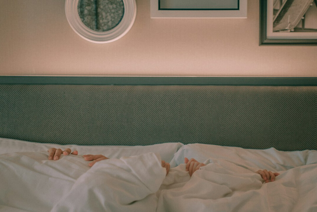 person sleeping peacefully in bed