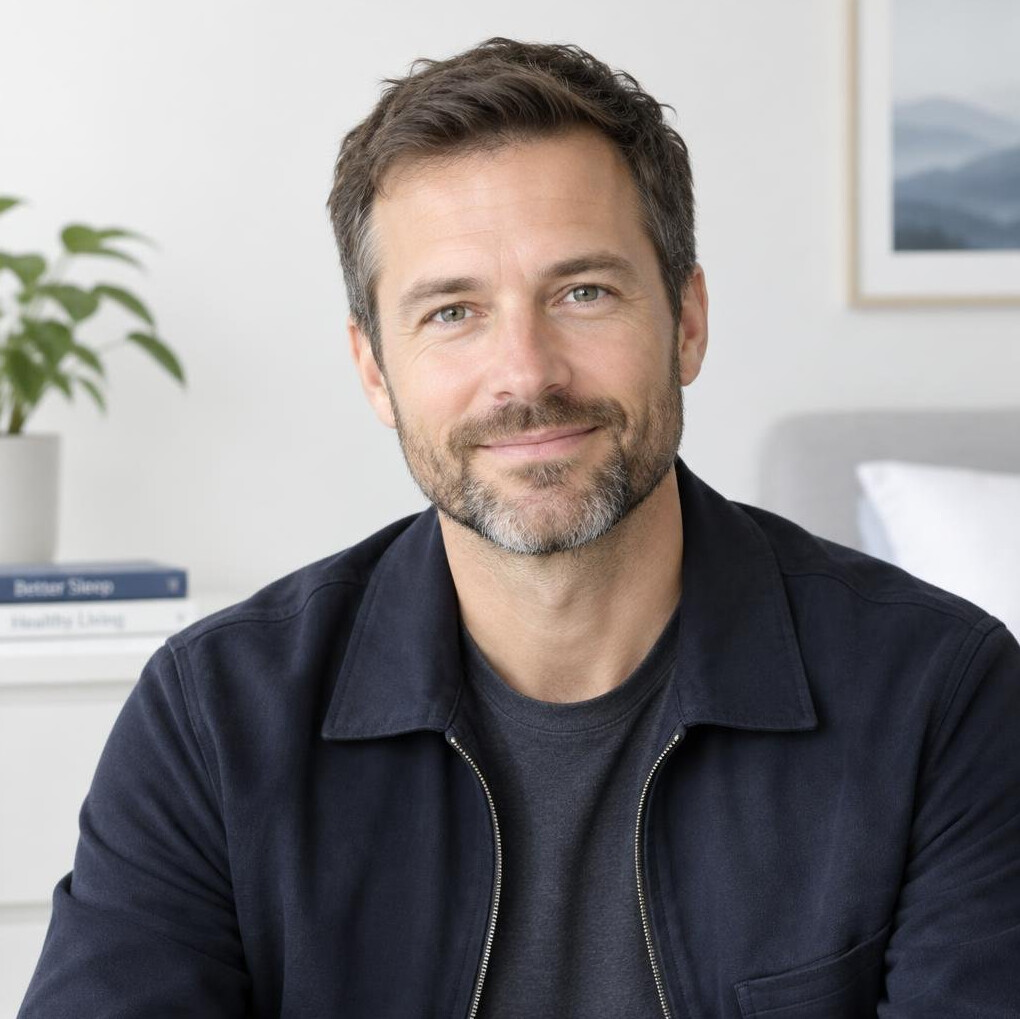 Portrait of a bearded man health advisor
